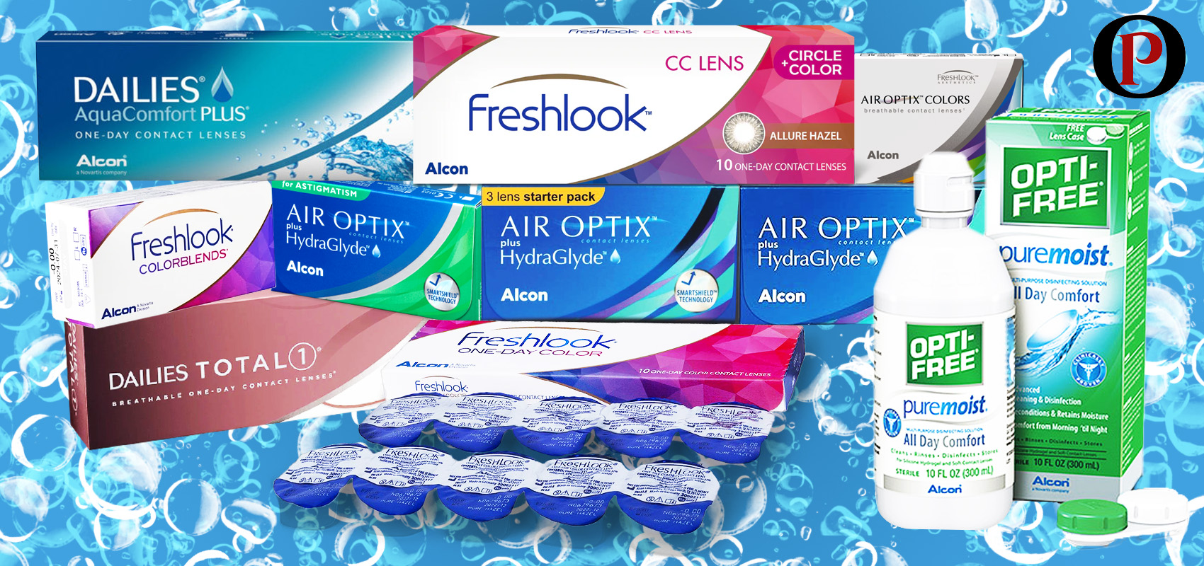 Alcon all Products Banner By Optic Pharm