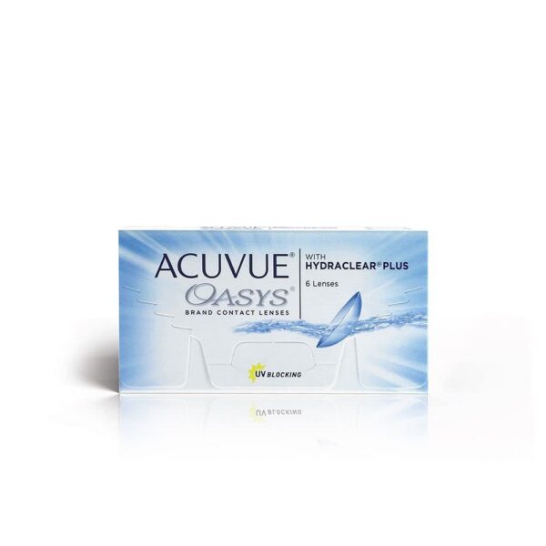 ACUVUE - Oasys with Hydraclear Plus Contact Lenses ( Pack of 6 lenses) | From Johnson & Johnson