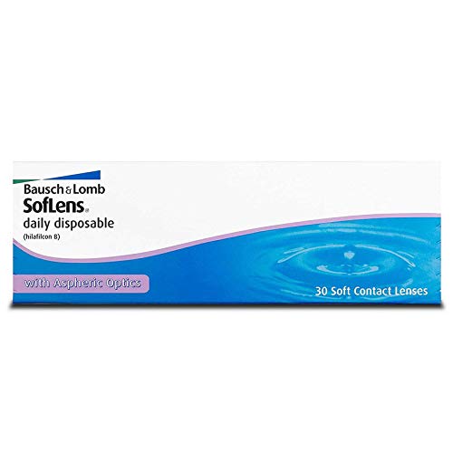 Bausch & Lomb Soflens Daily Disposable Contact Lens (Clear, 30 Lenses)