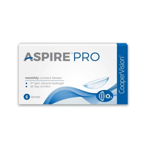 CooperVision ASPIRE PRO Monthly Disposable Spherical Silicone Hydrogel Lenses (6-Lens Pack)